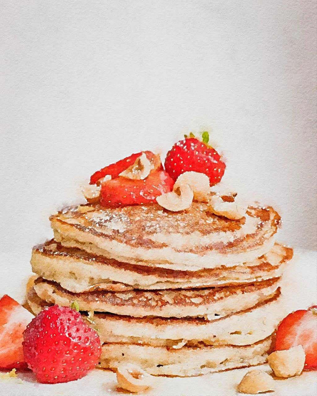 Vegan Hazelnut Pancakes