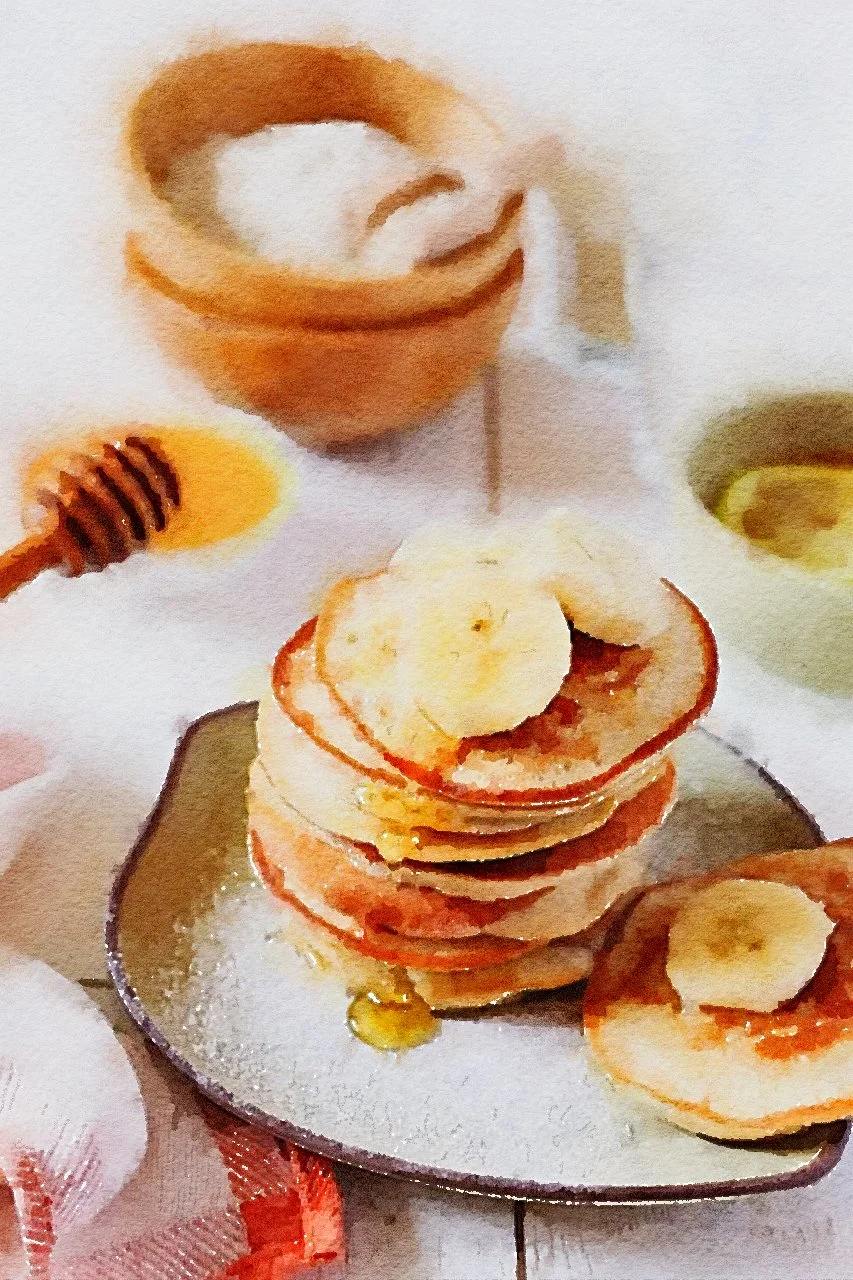 2 Ingredient Banana Pancakes!