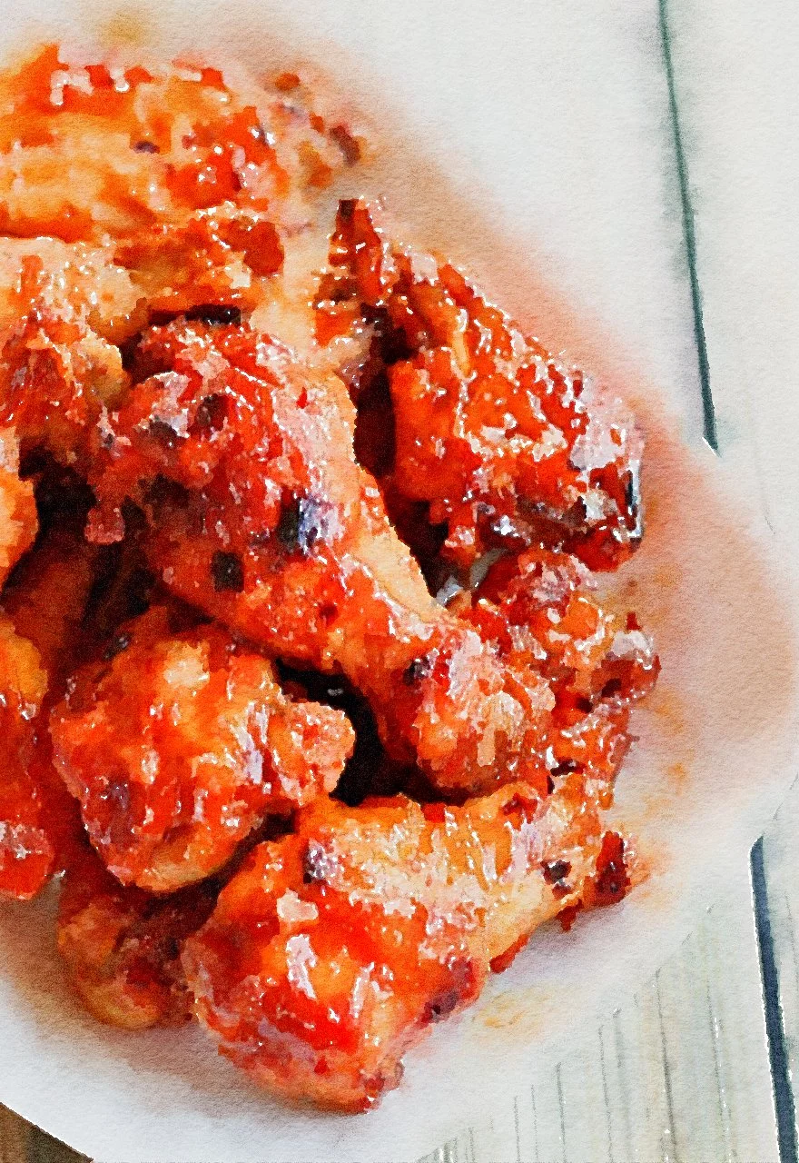 Apricot BBQ Chicken Wings {Tailgating Recipes}