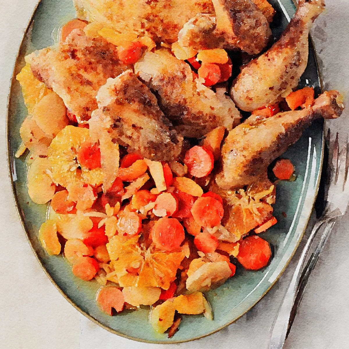 Tangerine Chicken Tagine