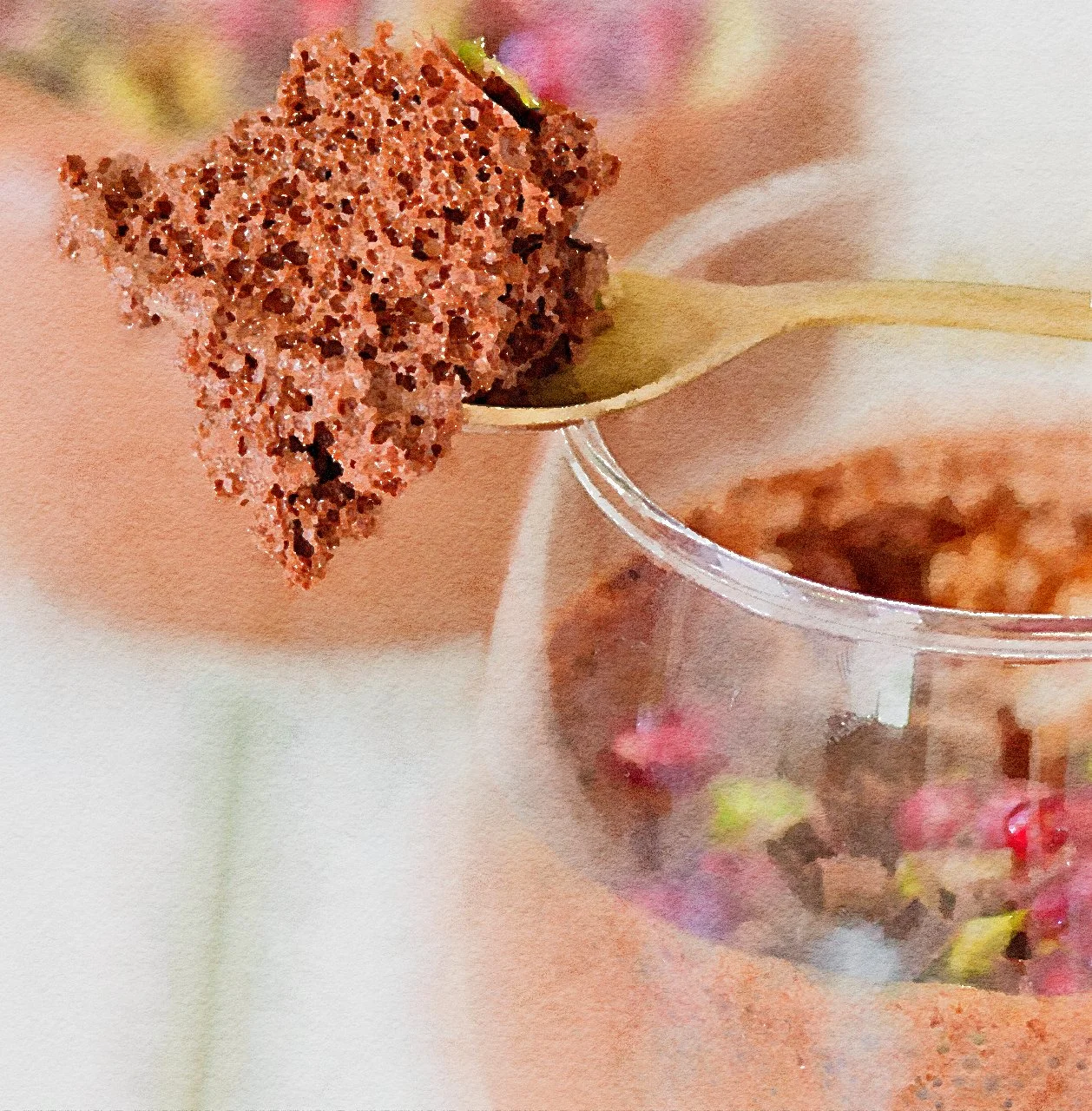 Fluffy vegan chocolate mousse