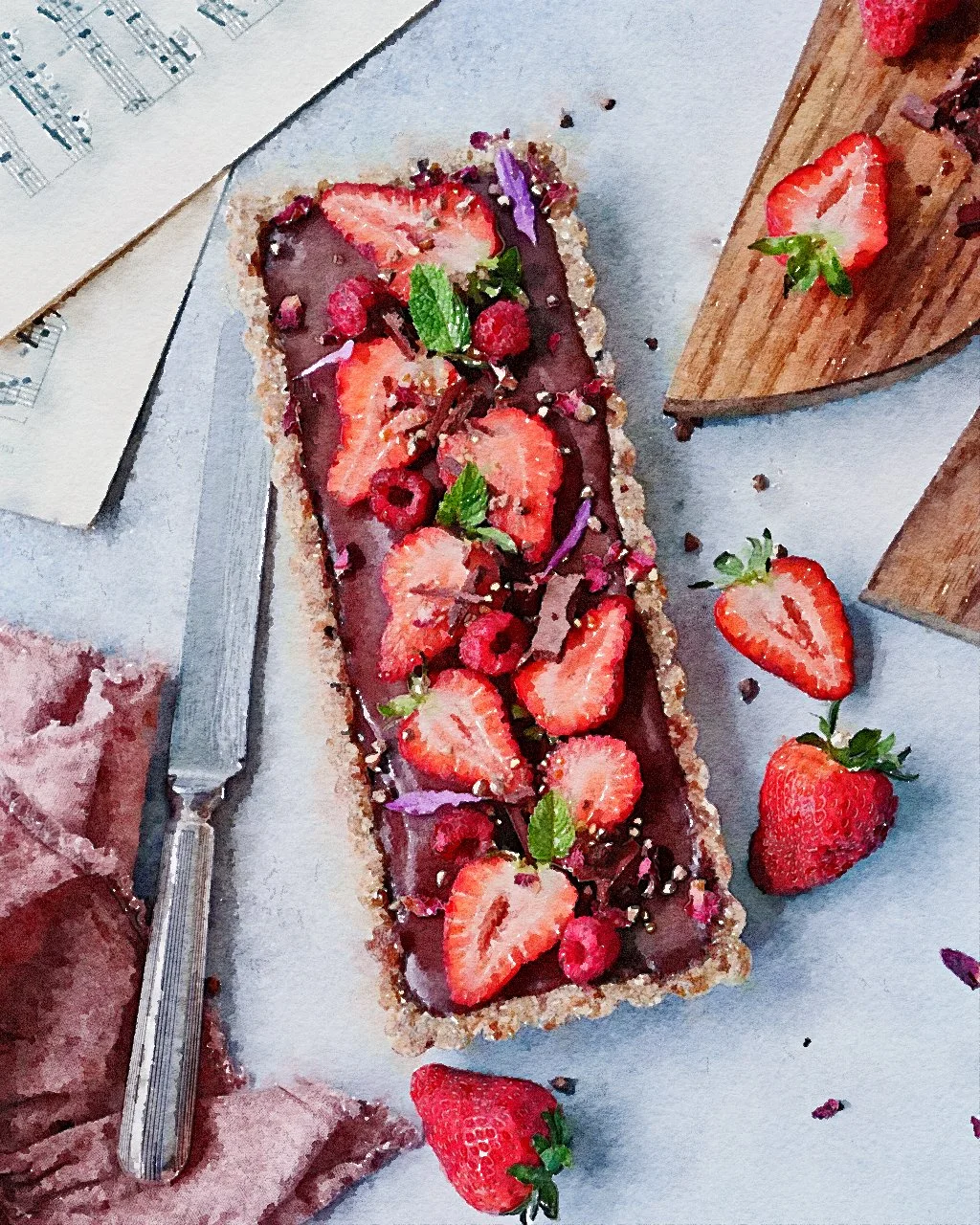 Vegan Chocolate Tart