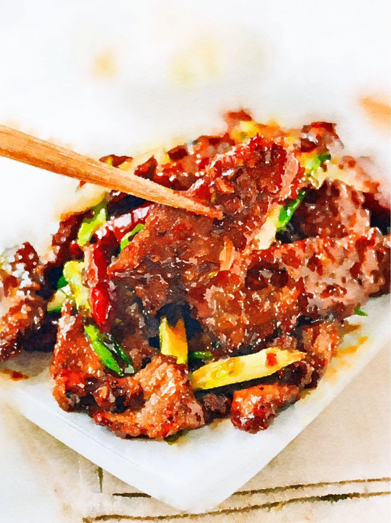 Mongolian Beef & Brocolli
