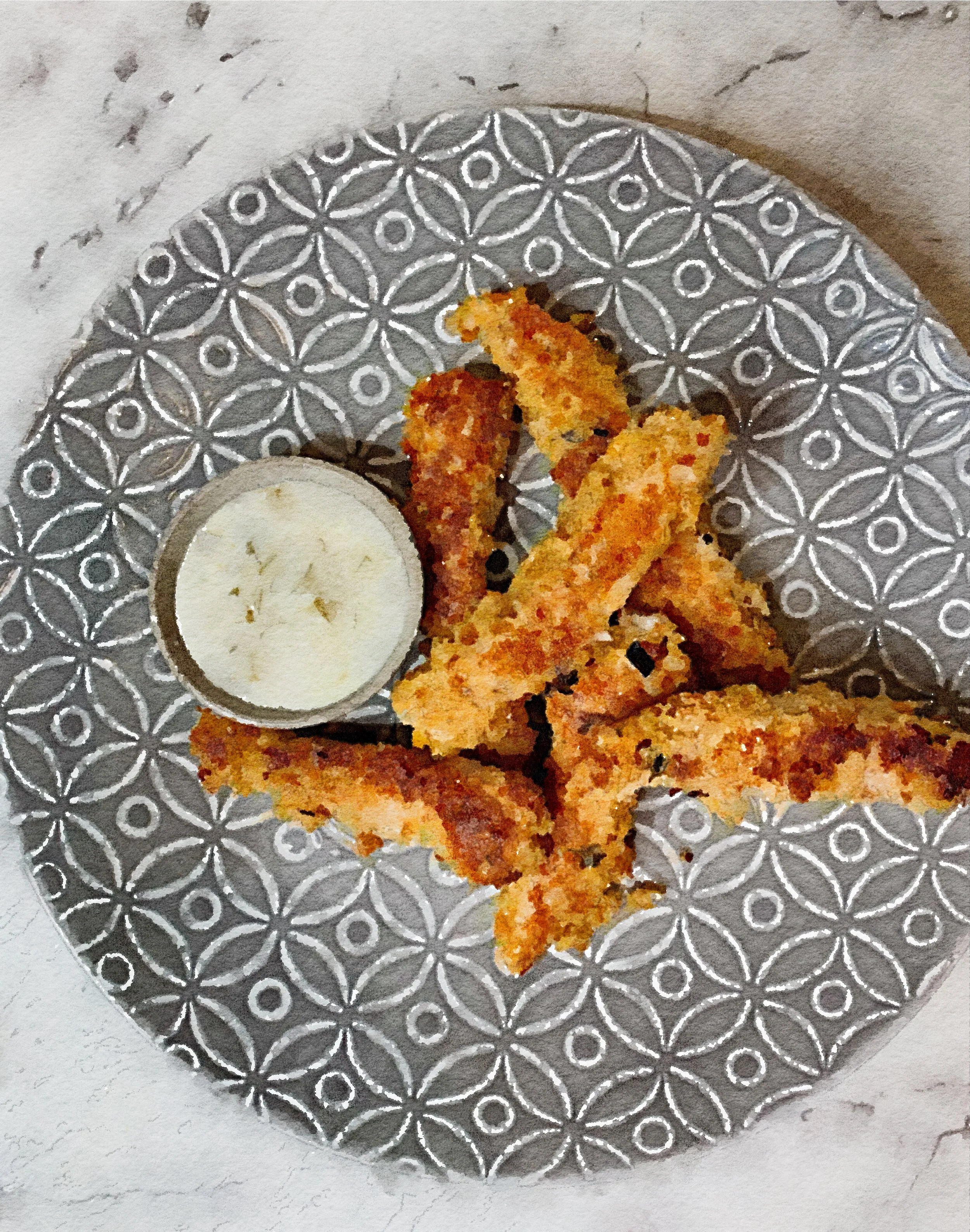 Fish N Chips with Fancy Coleslaw