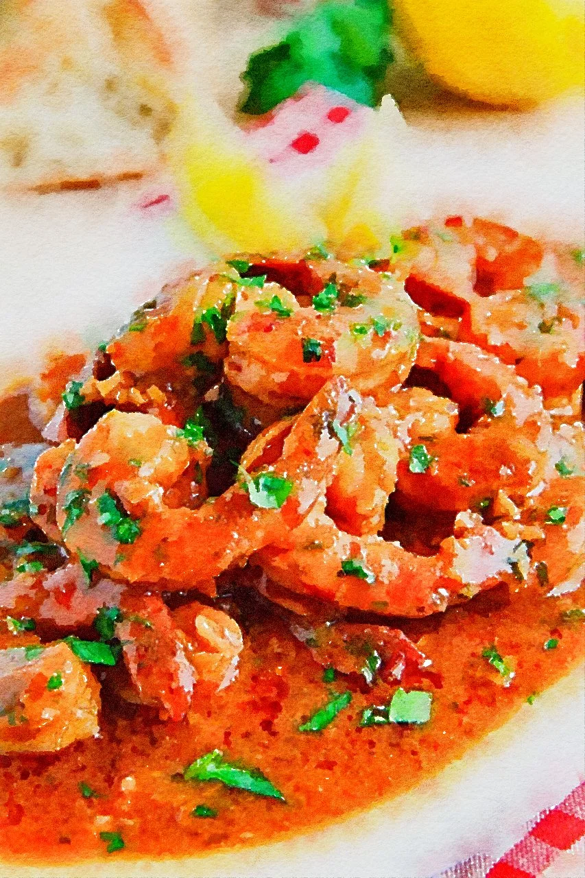 Mom's Barbecue Shrimp Bake