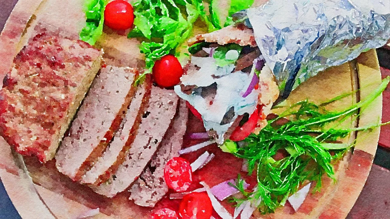 Roasted Lamb Gyro, Keto Style