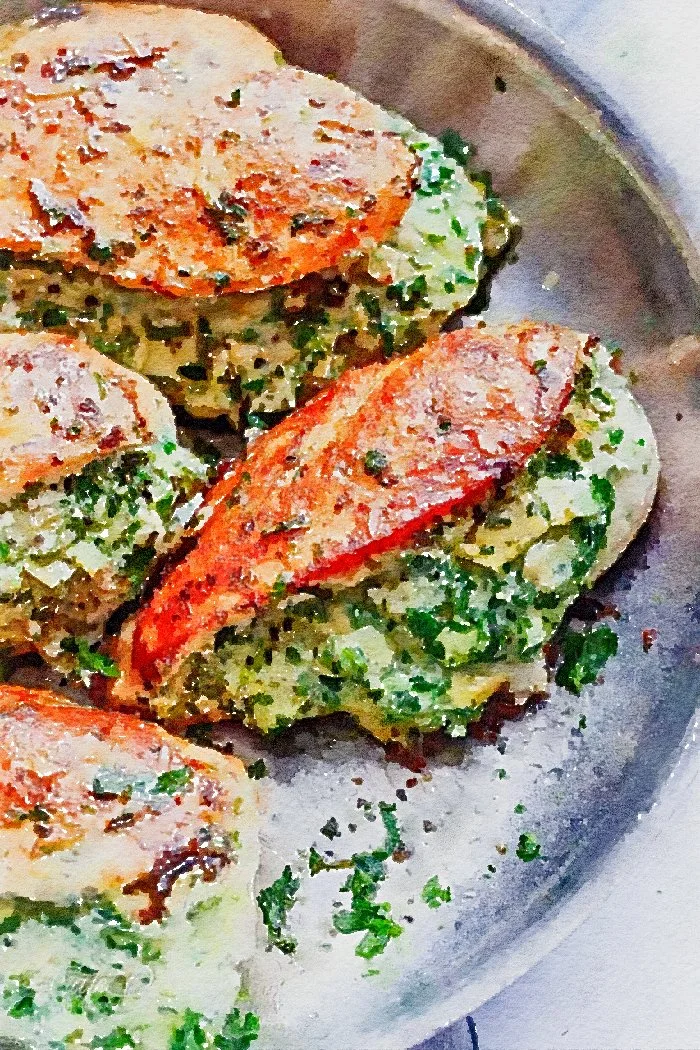 Spinach Artichoke Stuffed Chicken