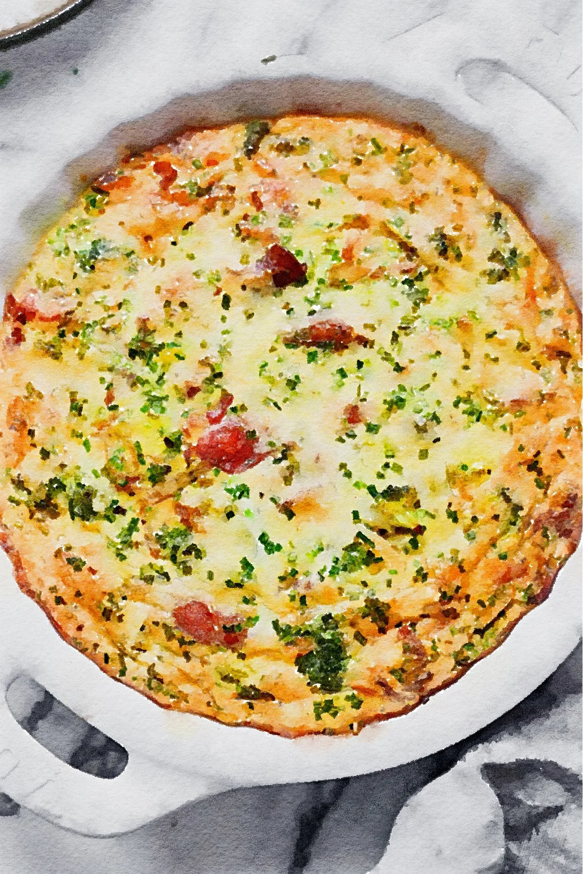 Crustless Spinach Quiche