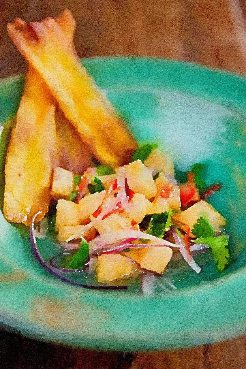 Plantain Ceviche (Banana Salad)