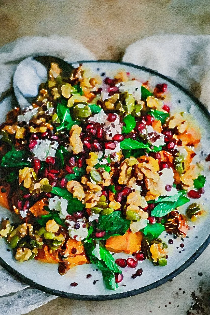 Roasted Pumpkin Salad