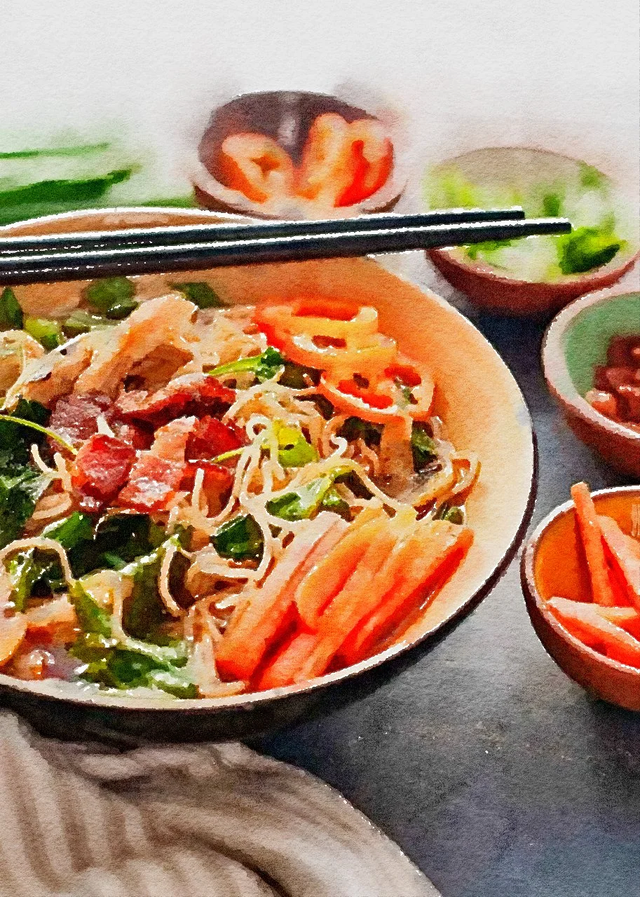 Instant Pot Bacon Ramen Noodles (Gluten Free)