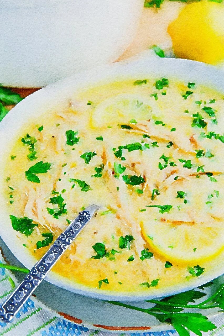 Greek Lemon Chicken Soup