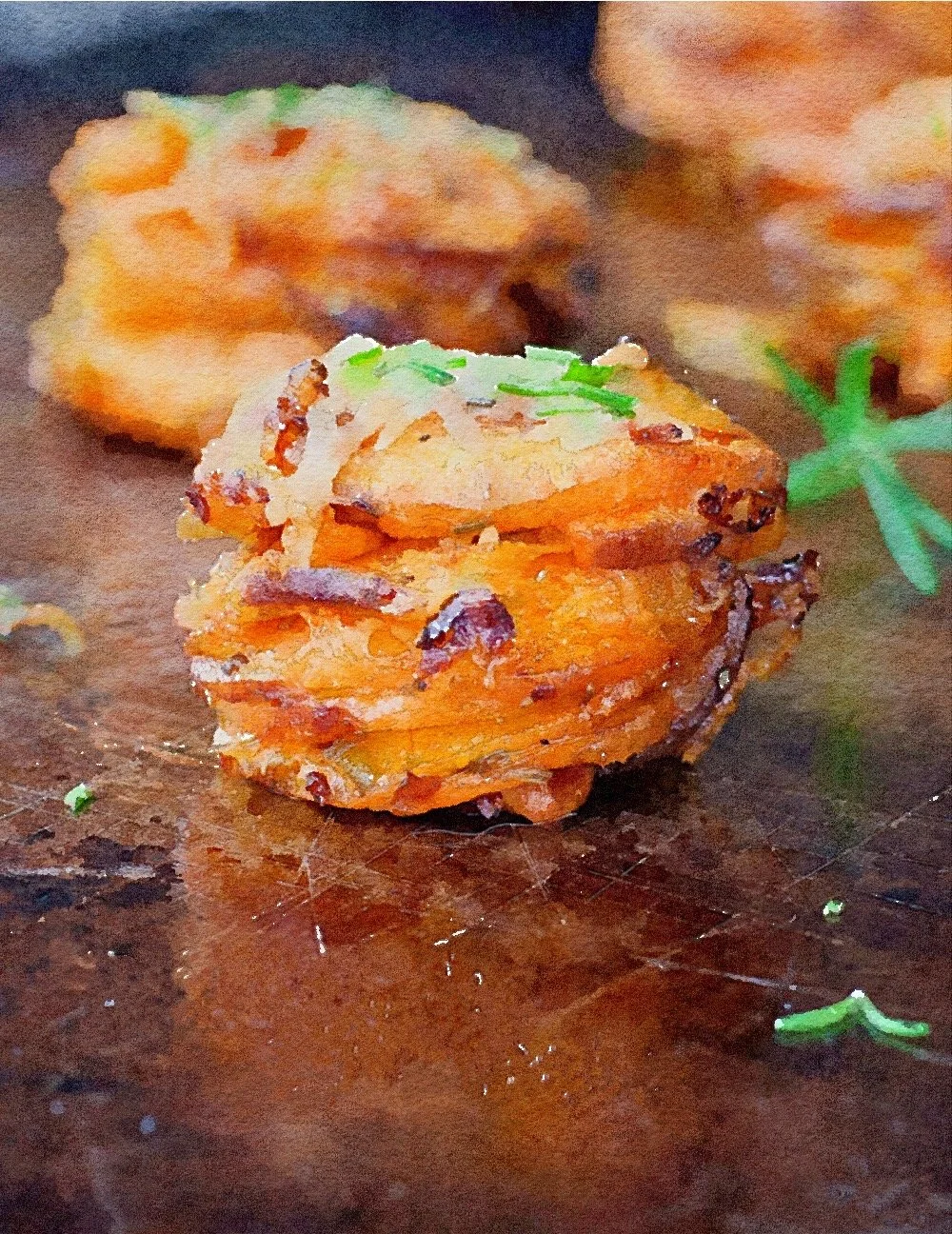 Rosemary Sweet Potato Stacks