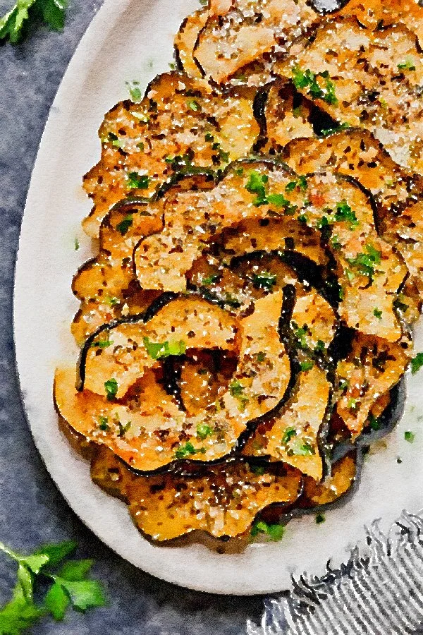 Herb Roasted Parmesan Acorn Squash