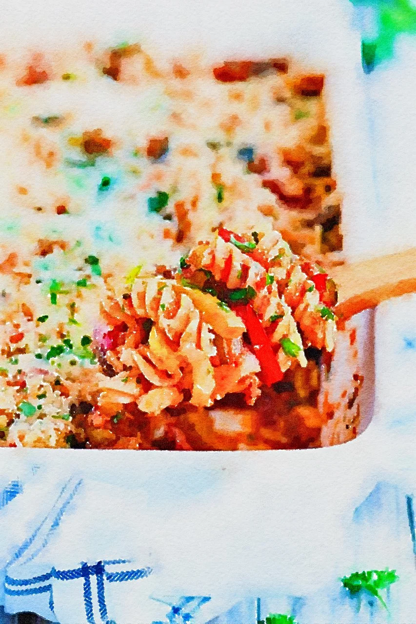 Zucchini & Lemon Pasta Bake