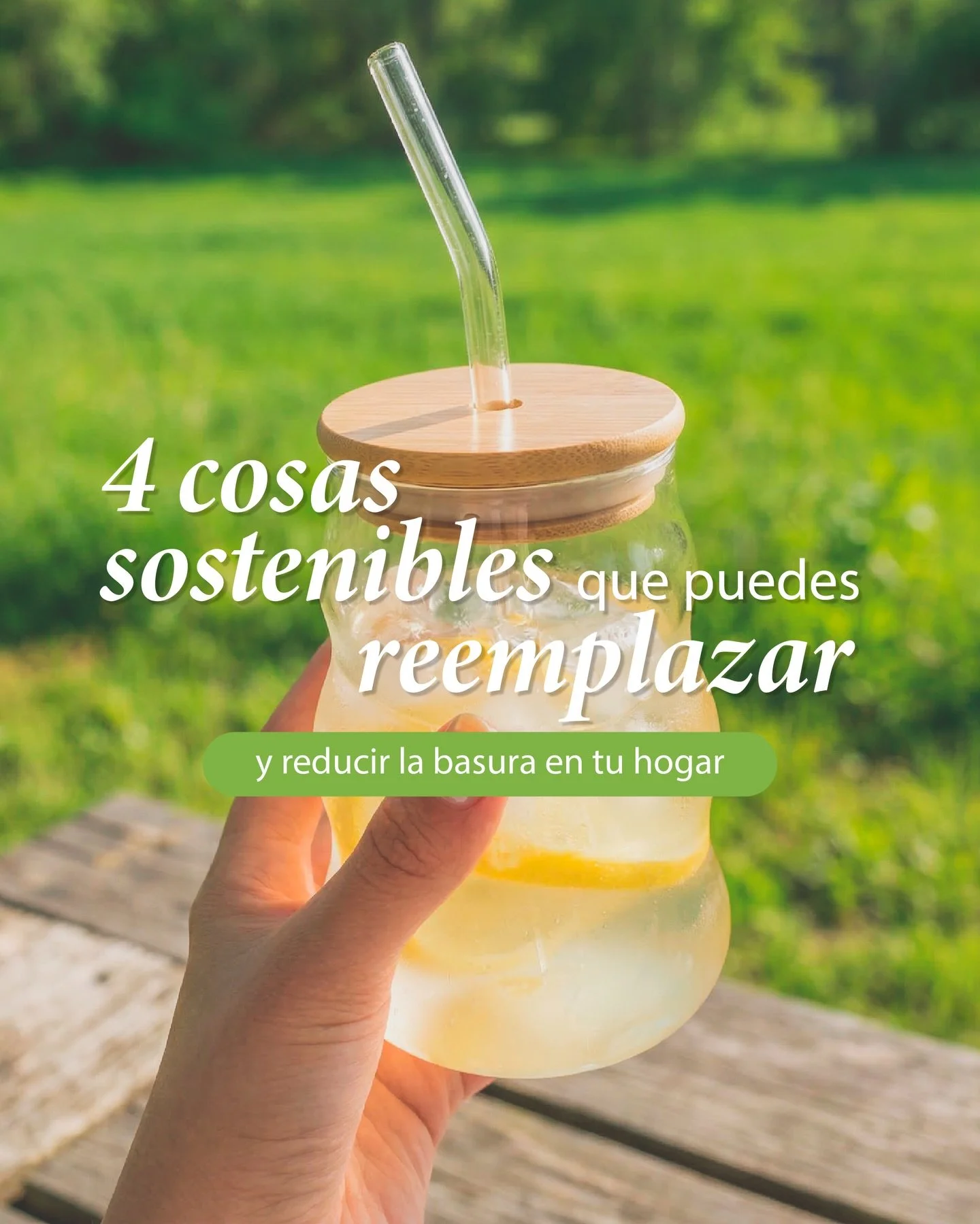 Reducir basura empieza con decisiones simples en tu d&iacute;a a d&iacute;a. 🌱
Cambiar peque&ntilde;os h&aacute;bitos como usar un sorbete reutilizable, una esponja de tela o una toalla desmaquillante reutilizable puede marcar una gran diferencia p