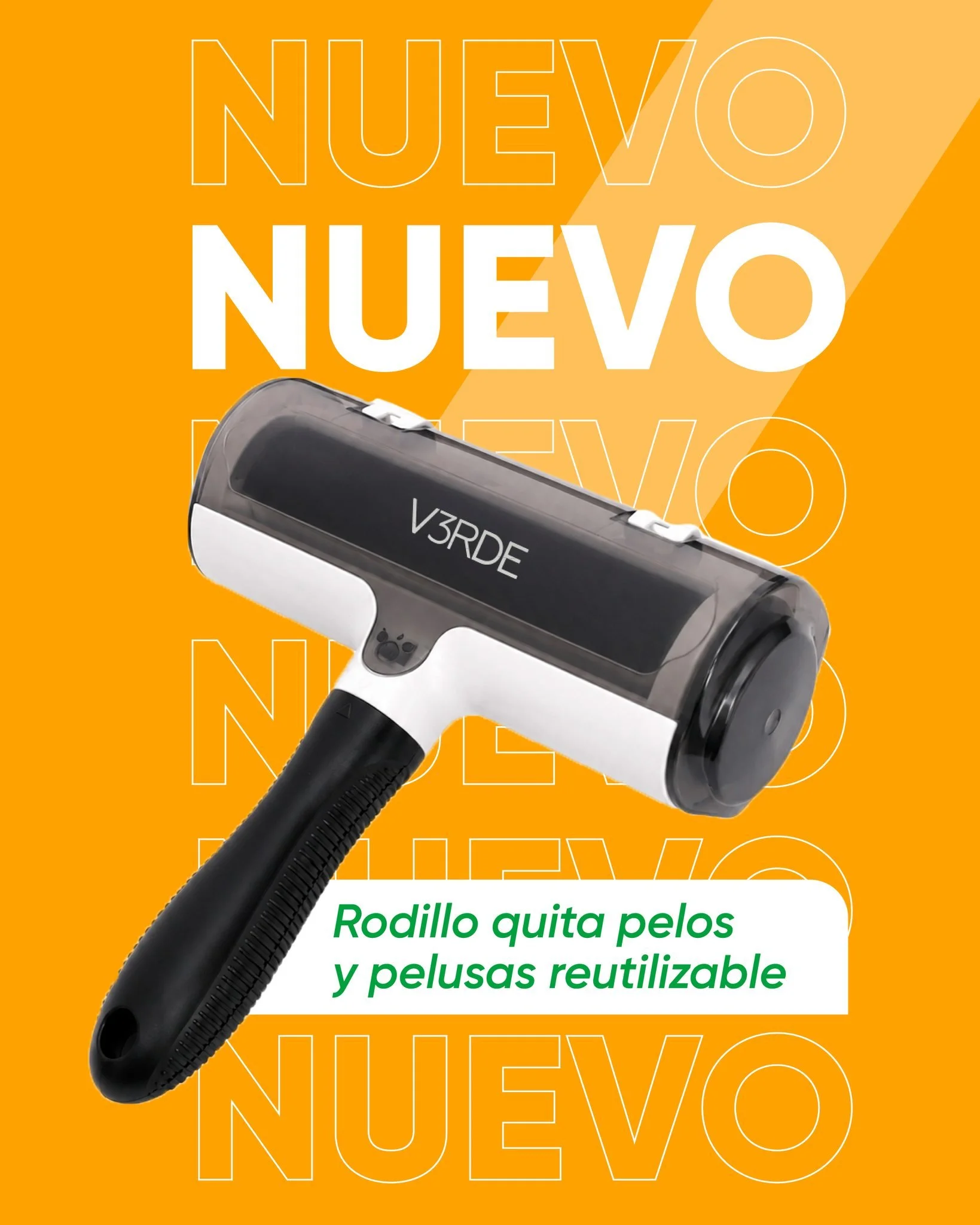 &iquest;Cu&aacute;ntos rodillos desechables terminan en la basura cada a&ntilde;o? 🤔

Cada hoja adhesiva que usas dura segundos, pero tarda a&ntilde;os en convertirse en un residuo m&aacute;s.

♻️ Cambia a una alternativa reutilizable:
✅ Elimina pel