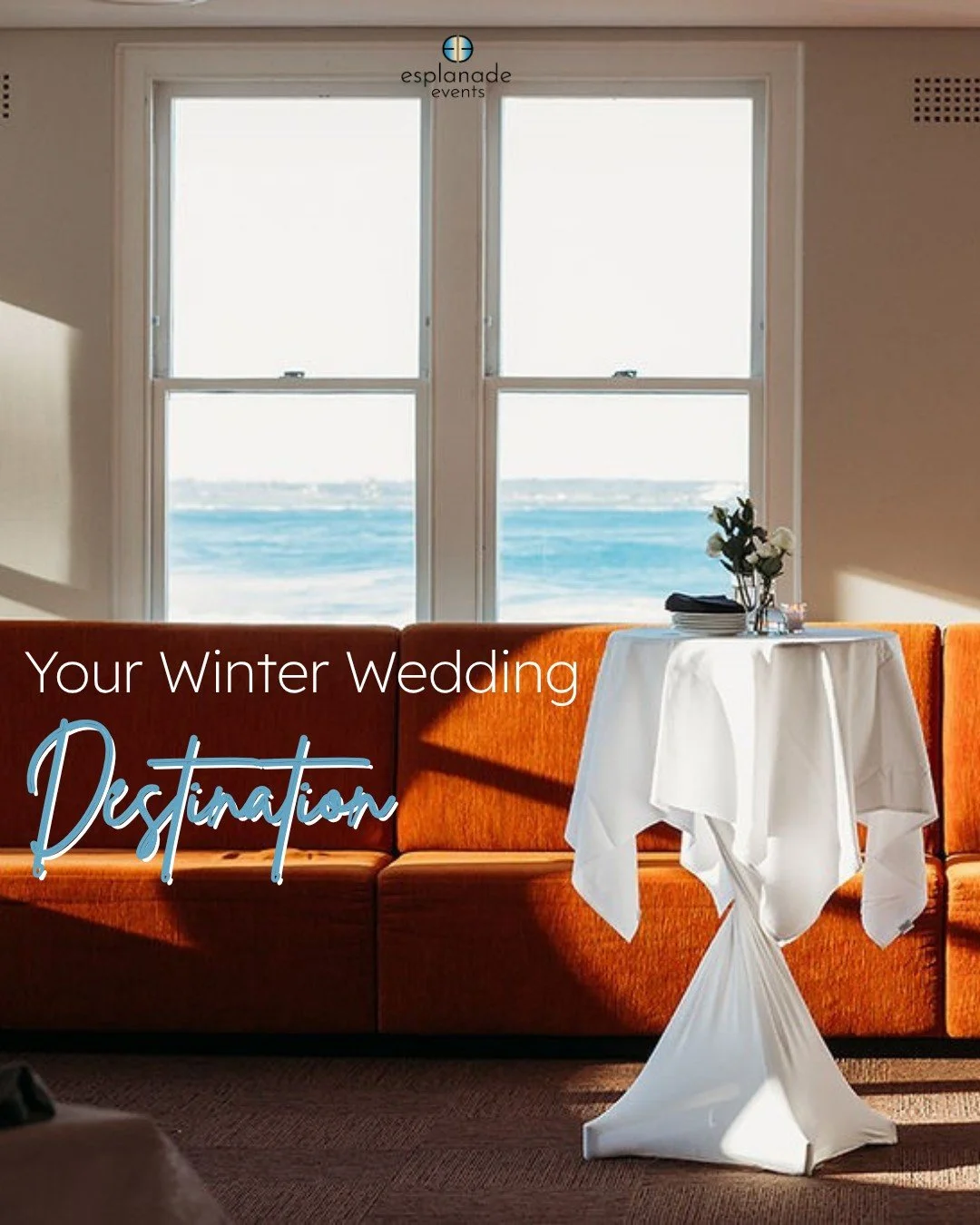 Celebrate your wedding with ocean views, refined dining and a seamless experience designed to make every moment feel effortless.
At Esplanade Events, every celebration is thoughtfully delivered, from the first toast through to the final moments of th