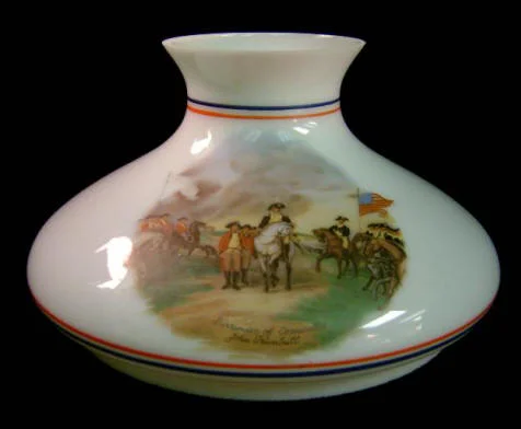 #SS091 (View of both sides of shade) 10" Hand Decorated Tam-o-Shanter $90.00