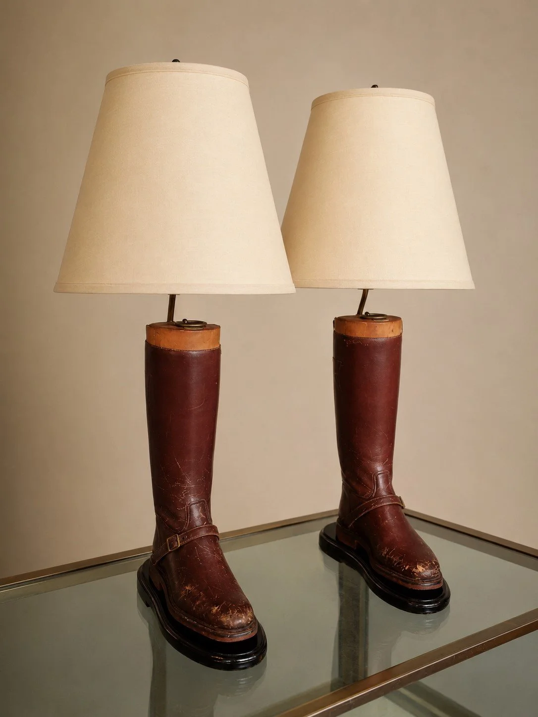 Custom Riding Boots Lamps - Shannon Lamp Service