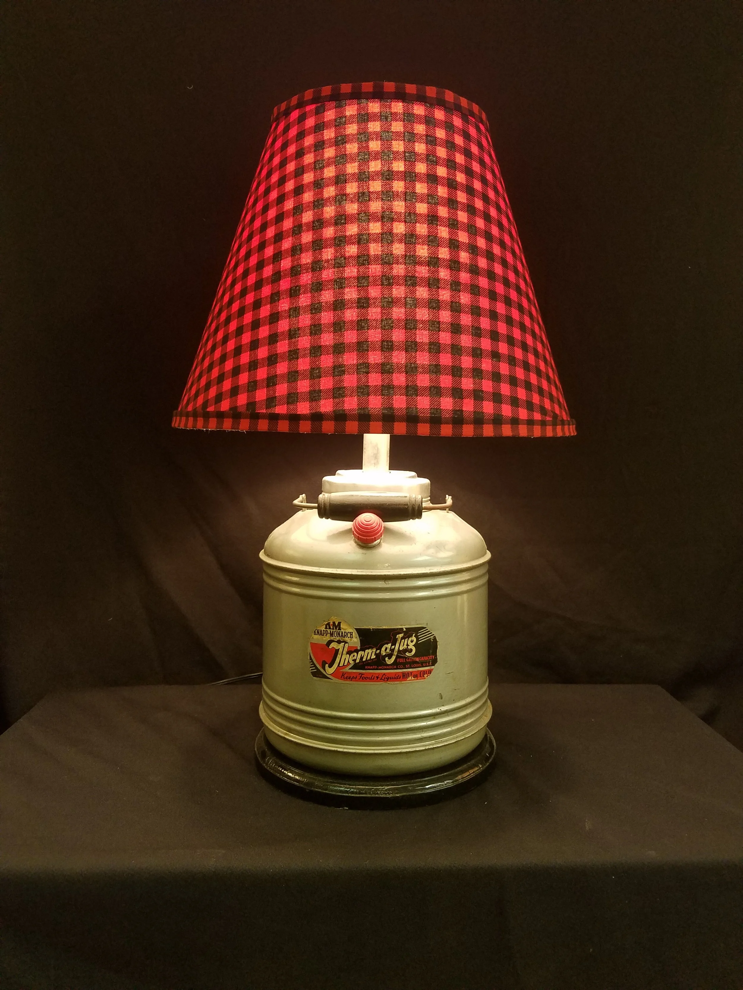 Custom Vintage Thermos Lamp = Shannon Lamp Service