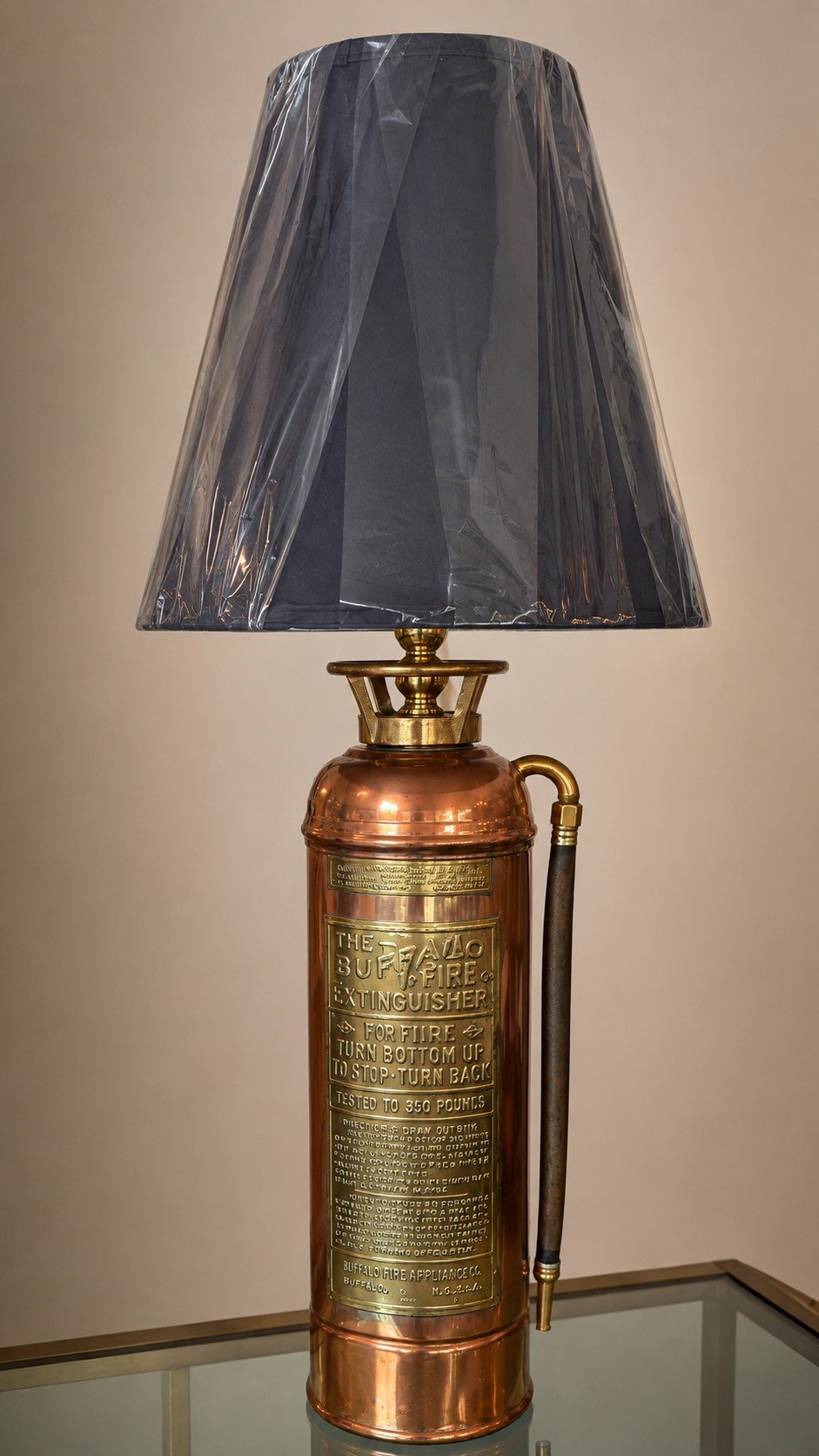 Custom Fire Extinguisher Lamp - Shannon Lamp Service