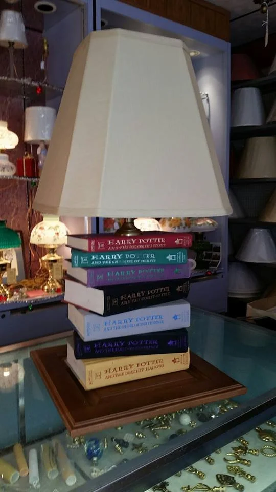 Custome Lamp - Harry potter Books - Shannon Lamp Service
