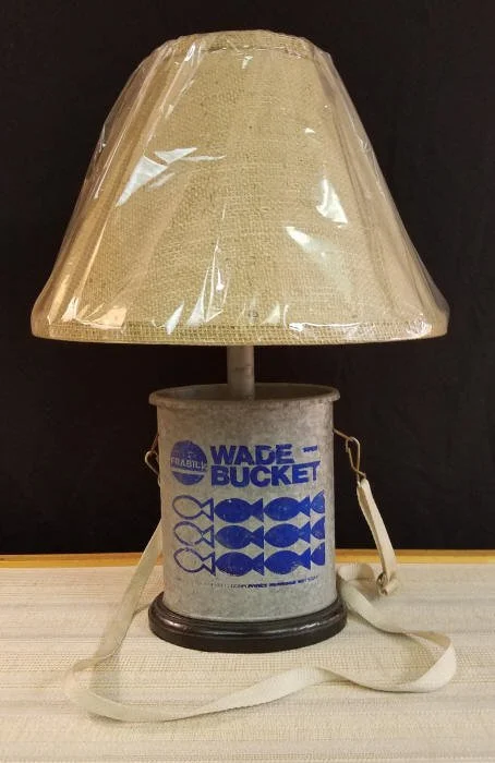 Custom Wading Bait Bucket Lamp - Shannon Lamp Service