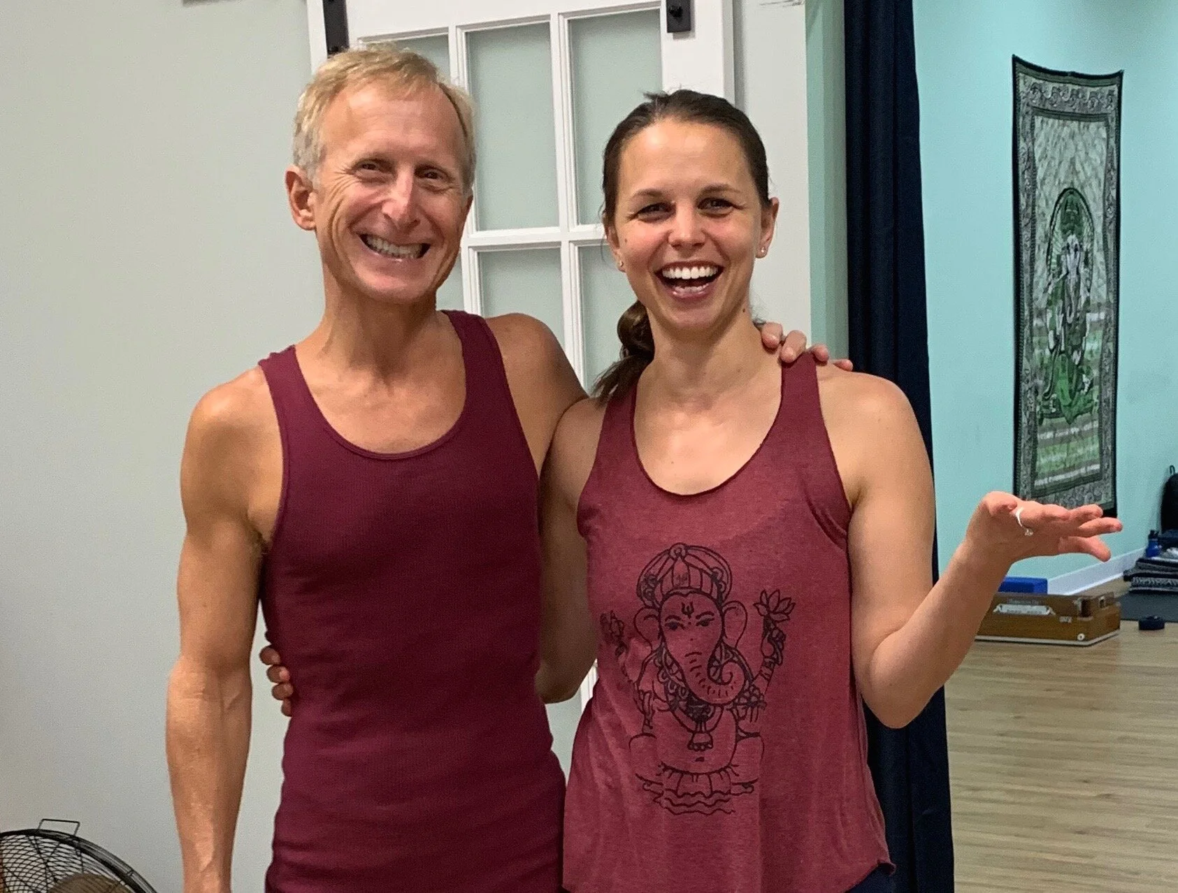 Accidentally Twinning with Todd during the weekend workshop in Richmond last weekend.