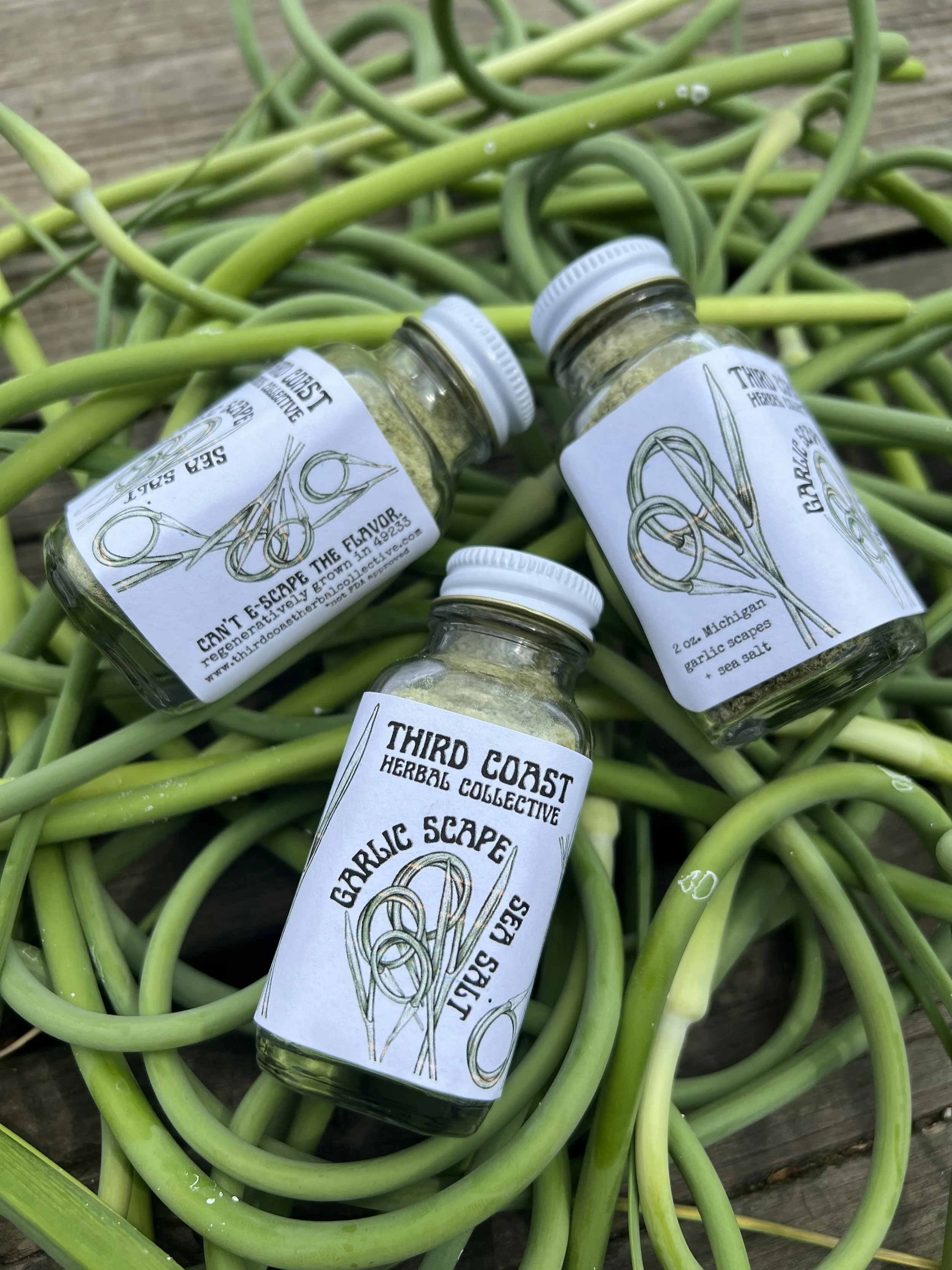 Garlic Scape Sea Salt
