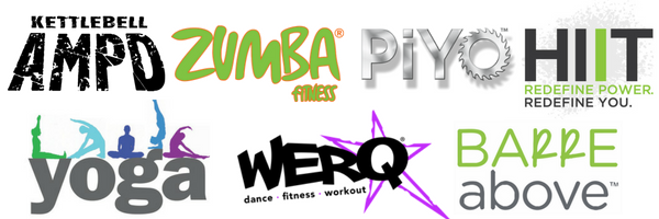 Group Fitness Classes including: Kettlebell, Zumba, PiYo, HIIT, Yoga, WERQ, Barre Above, and Stretch and Tone at MFA Studios in Locust Grove, VA.