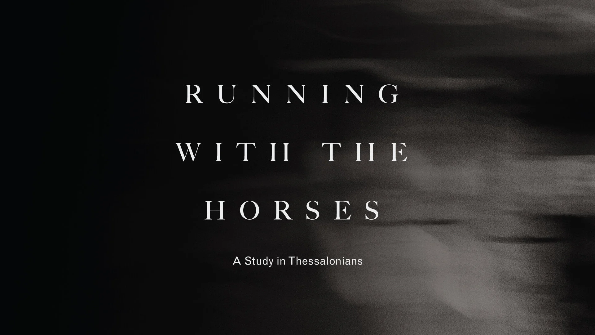 Running With Horses Wk 1