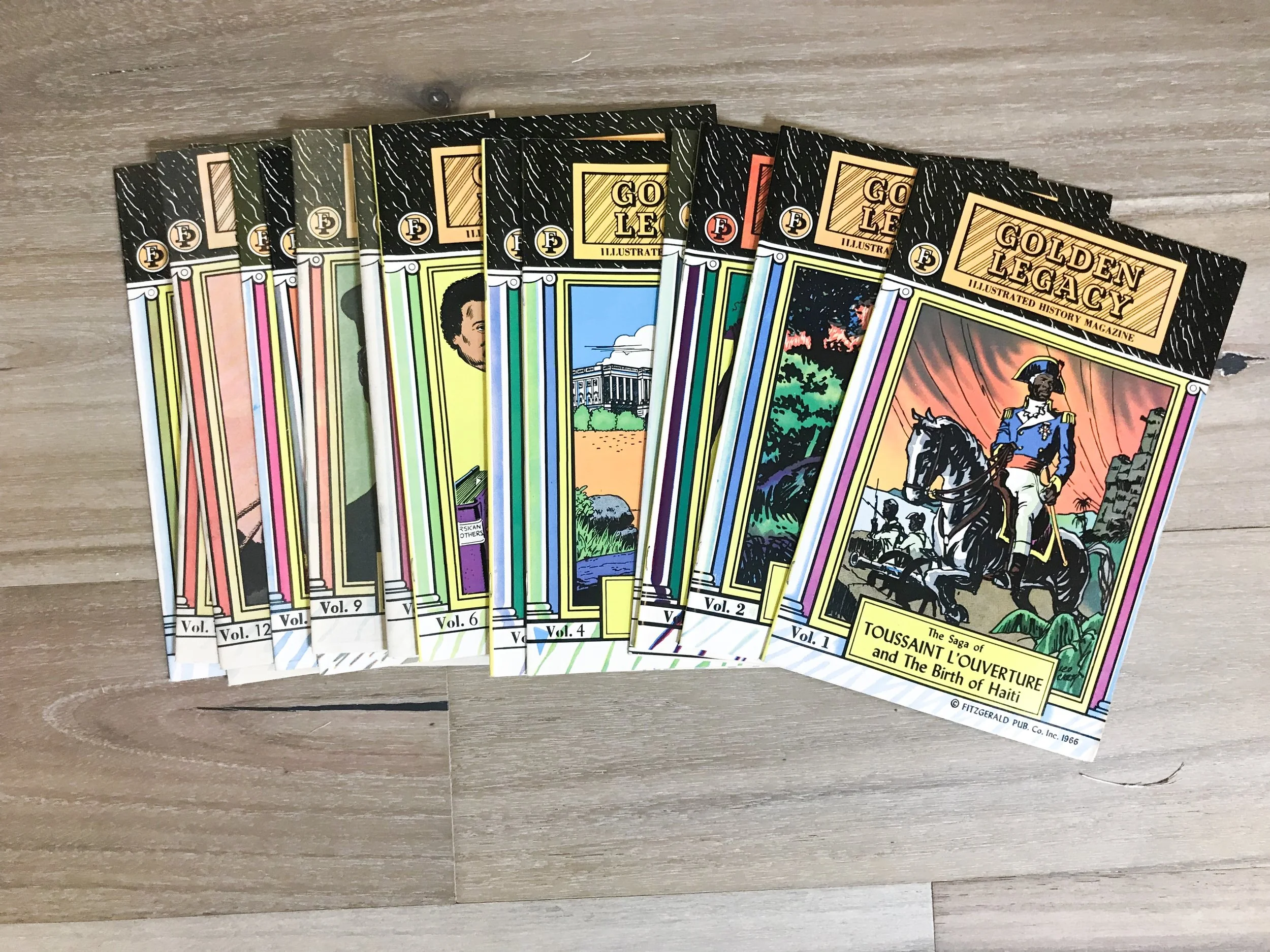 This comic collection by Golden Legacy was purchased last year, Elle has really been enjoying the stories. I highly recommend these for older kids. I’m so happy to have these and look forward to reading each book.