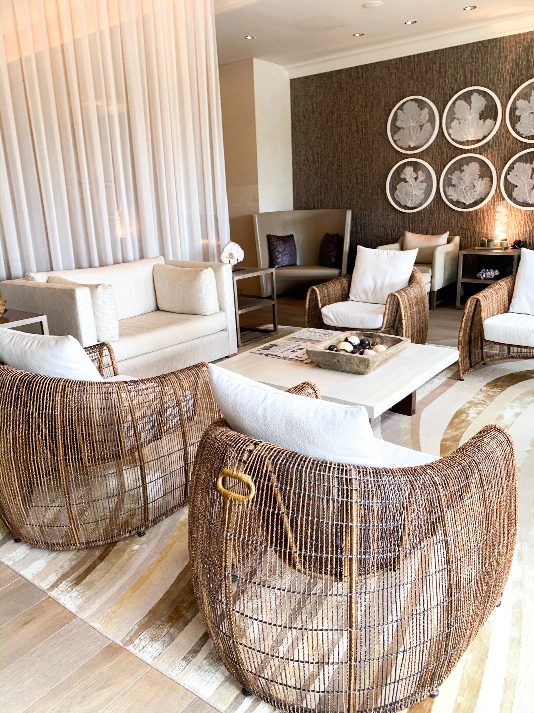 The Spa waiting area