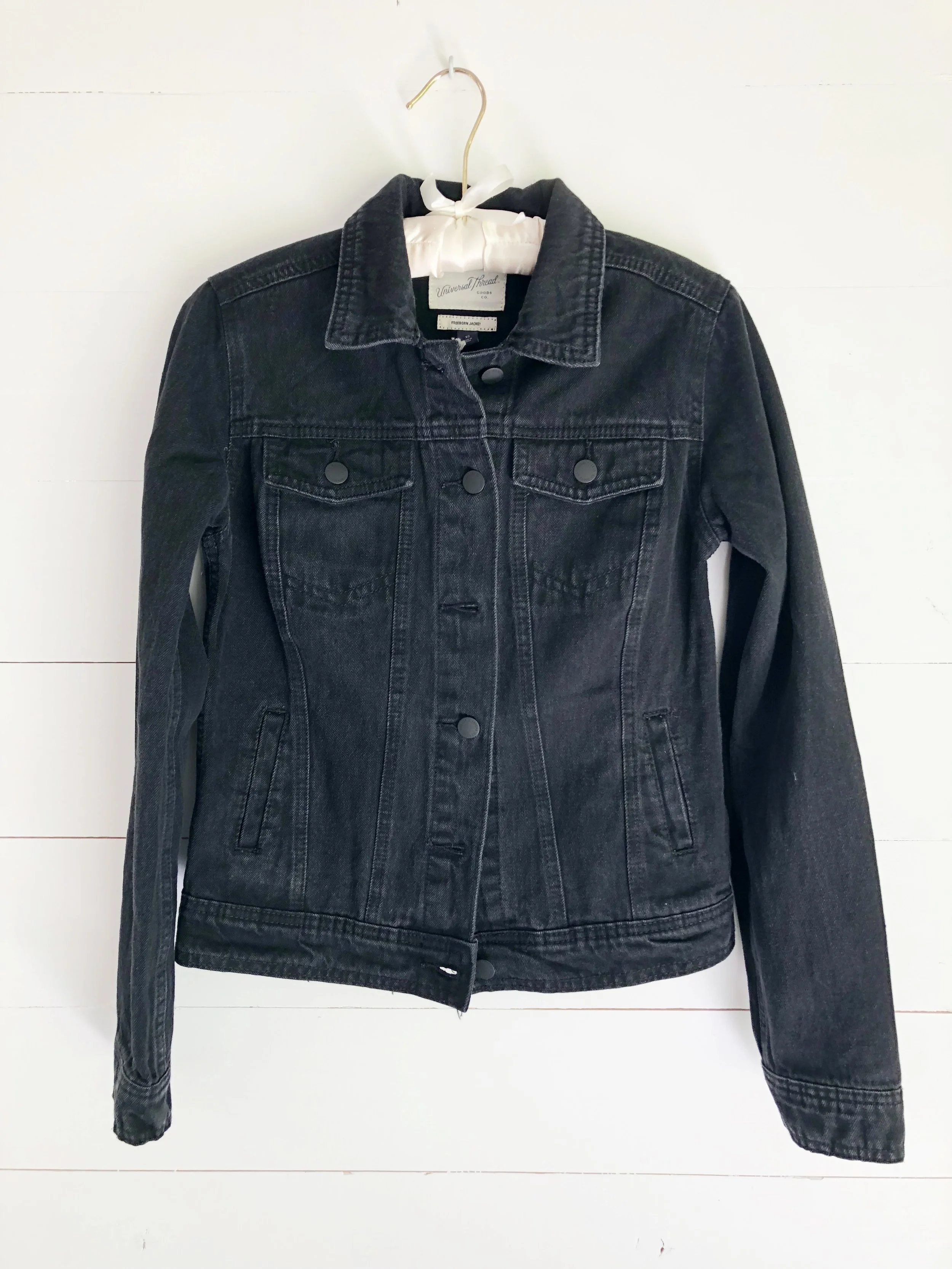 Black denim Jacket