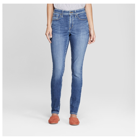 Target highest rise medium wash jeans