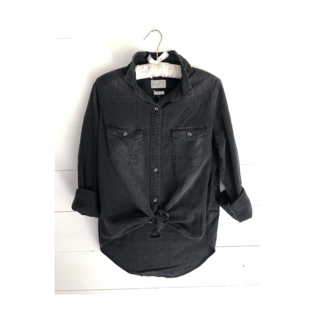 Target Black button down shirt 