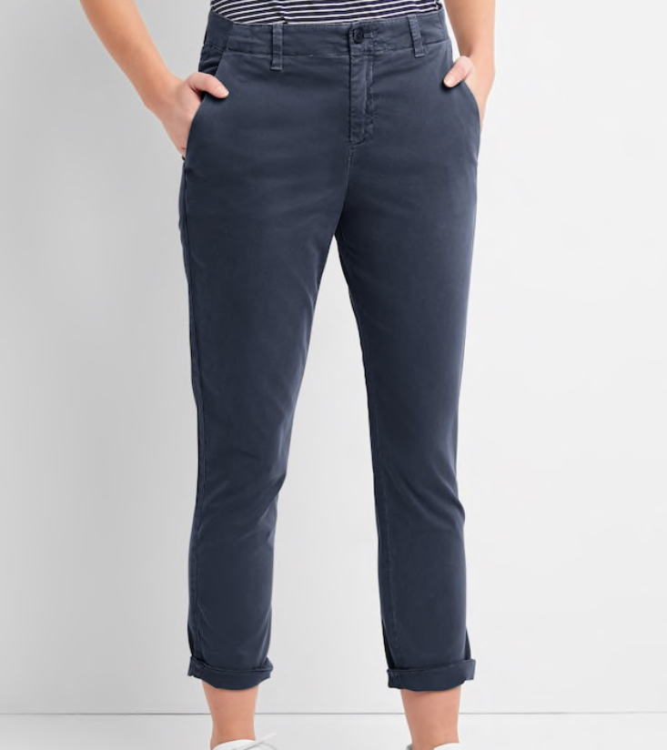 Gap girlfriend twill stripe chino