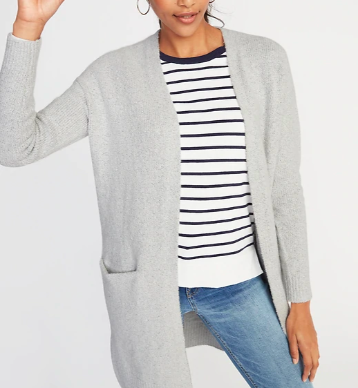 Old Navy Super long heavyweight cardigan Grey