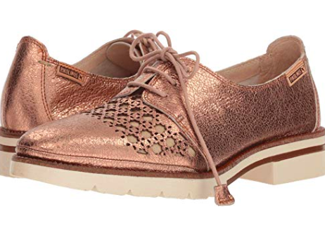 Rose Gold Oxford shoes