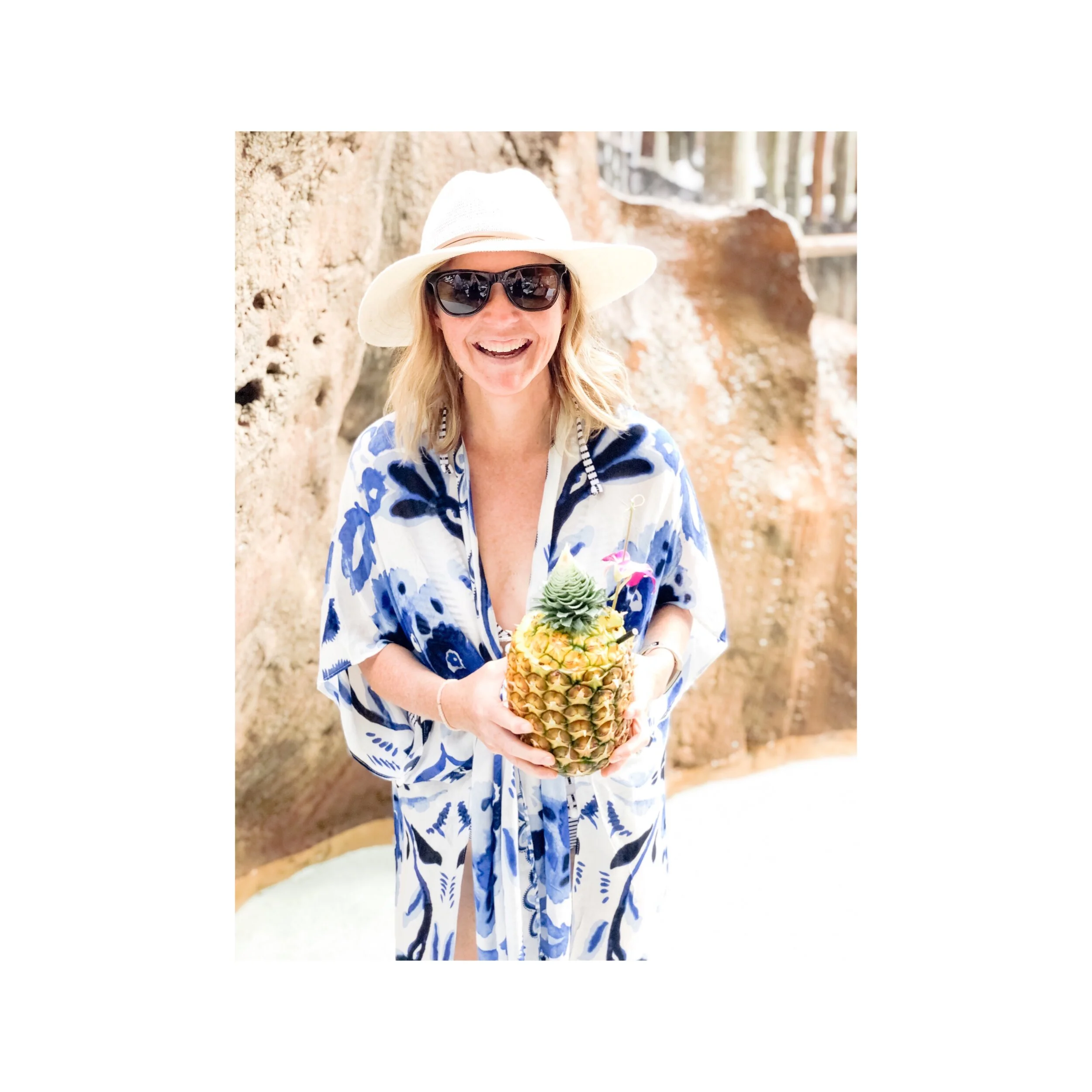      

 
   To be fair I’ve had a margarita by the pool. So perhaps that is why this moment feels extra light. I don’t like to drink for a multitude of reasons. The need for control being the strongest pull. I know too clearly the going up is never w