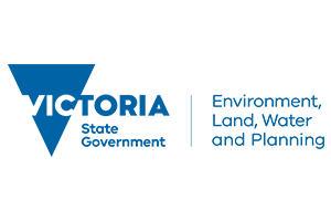 Victoria State Government Environment Land Water and Planning logo