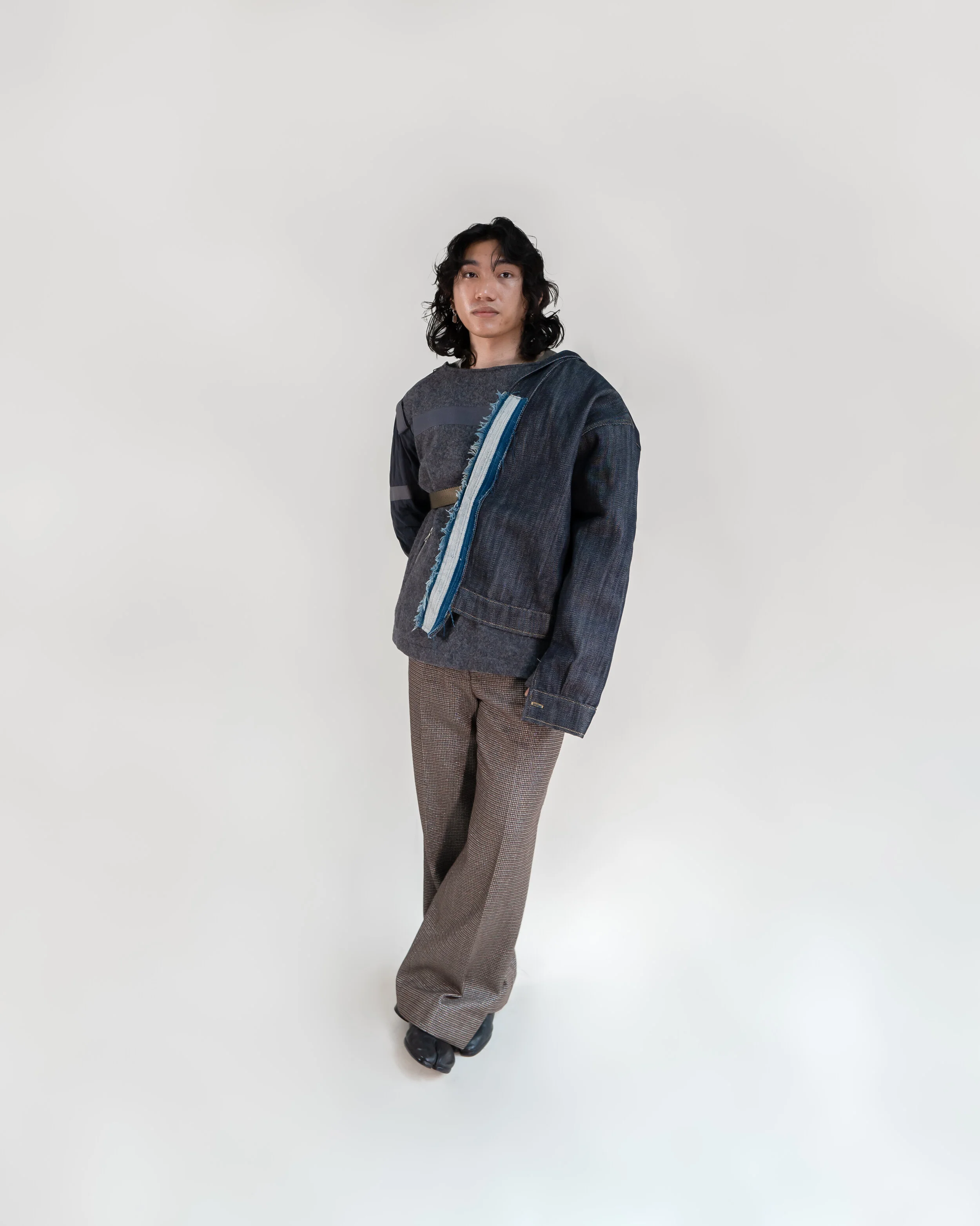 utilitywear_utilitygarments_designer_japaneseselvedgedenim_halfjacket_outwearaccessory_armguard_denimjacket_truckerjacket_kimono_cutandsew_madeinus_editorial_avantgarde_deconstructed_fashion_ss21_driesvannoten_maisonmartinmargiela_eltonlouie%0A_3464…