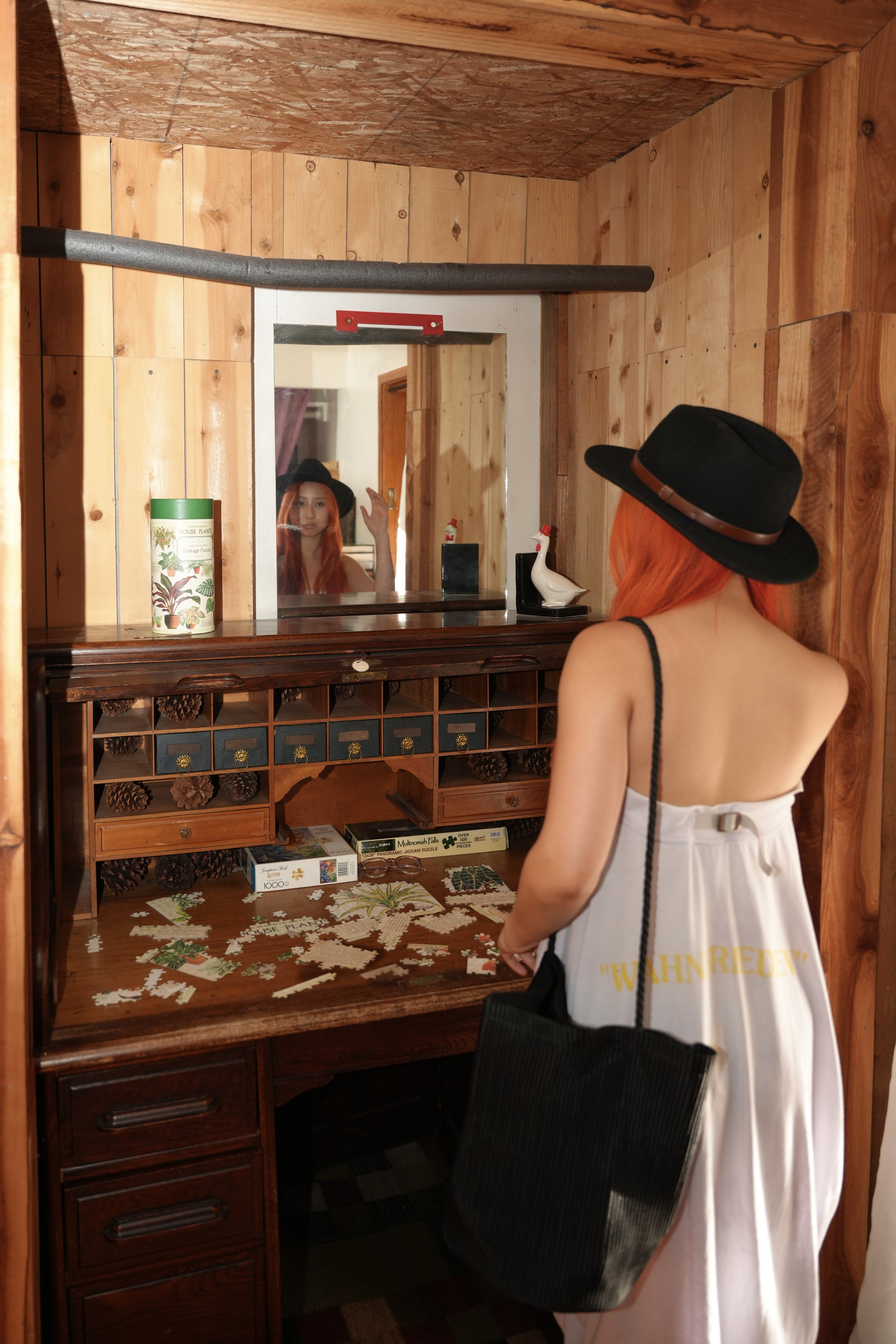 archive_undercover_vintage_americana_elton_louie_bucket_bag_lamp_shade_fashion_editorial_lookbook