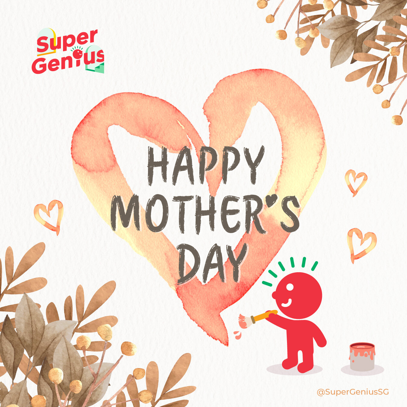 Sending love and gratitude to all the moms on this special day. Thank you for everything!❤️

#HappyMothersDay
#SuperGeniusSG
#LearnCreateShareJoyfully