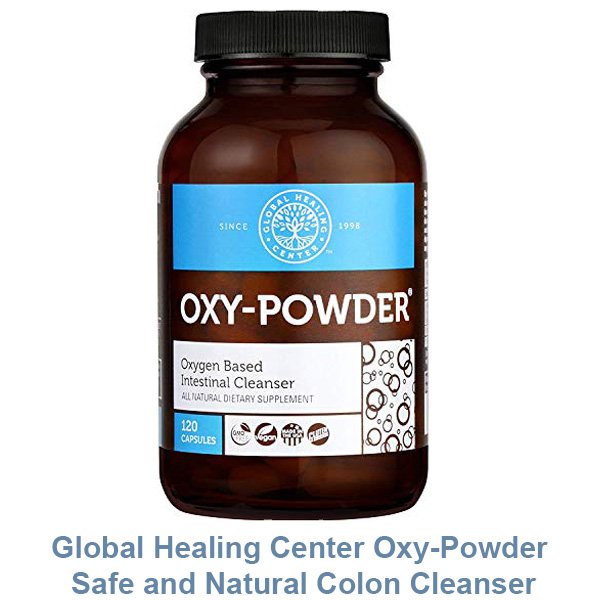 Global Healing Center Oxy-Powder Oxygen Based Safe and Natural Colon Cleanser and Relief from Occasional Constipation