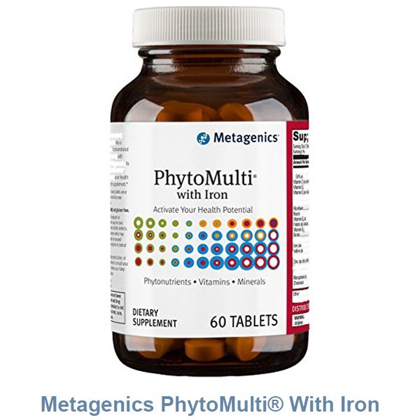 Metagenics PhytoMulti® With Iron – Multivitamin Supplement