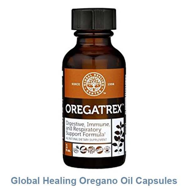 Global Healing Oregano Oil Capsules - Vegan Supplement For Immune System Support