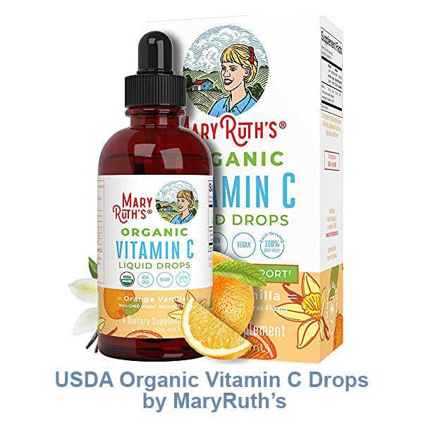 USDA Organic Vitamin C Drops by MaryRuth’s