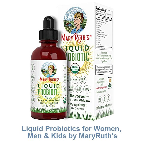 Liquid Probiotics for Women, Men &amp; Kids by MaryRuth's